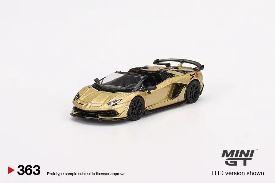 

MINIGT 1:64 Lamborghini Aventador SVJ Roadster Oro Elios MGT00363-L LHD