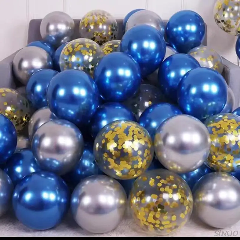 

10inch Metallic Macaron Birthday Party Wedding Decoration Balloons Children's Celebration Venue Layout Supplies