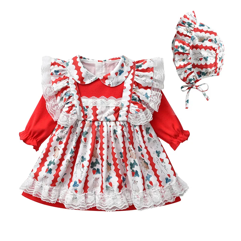 

Весенне-осенние детские платья, платья для младенцев, одежда для маленьких девочек, осенняя одежда для маленьких девочек, детское платье в с...