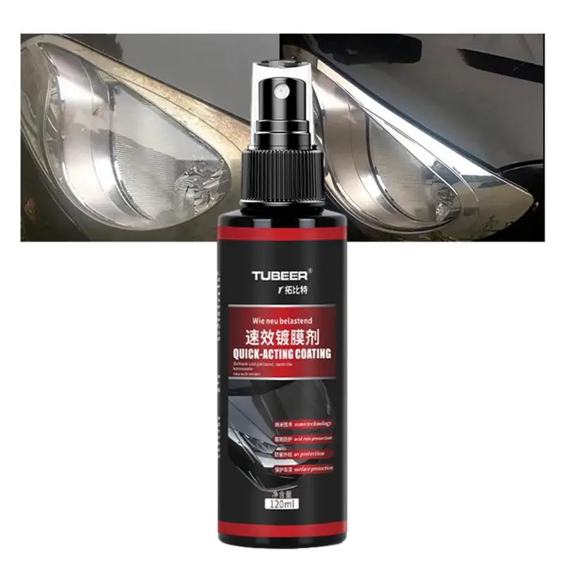 Car Coating Agent 120ml Nano Car Shield Spray Car Exterior Restorer Anti Fouling Car Coating Ceramic Nano Spray Coating Mist