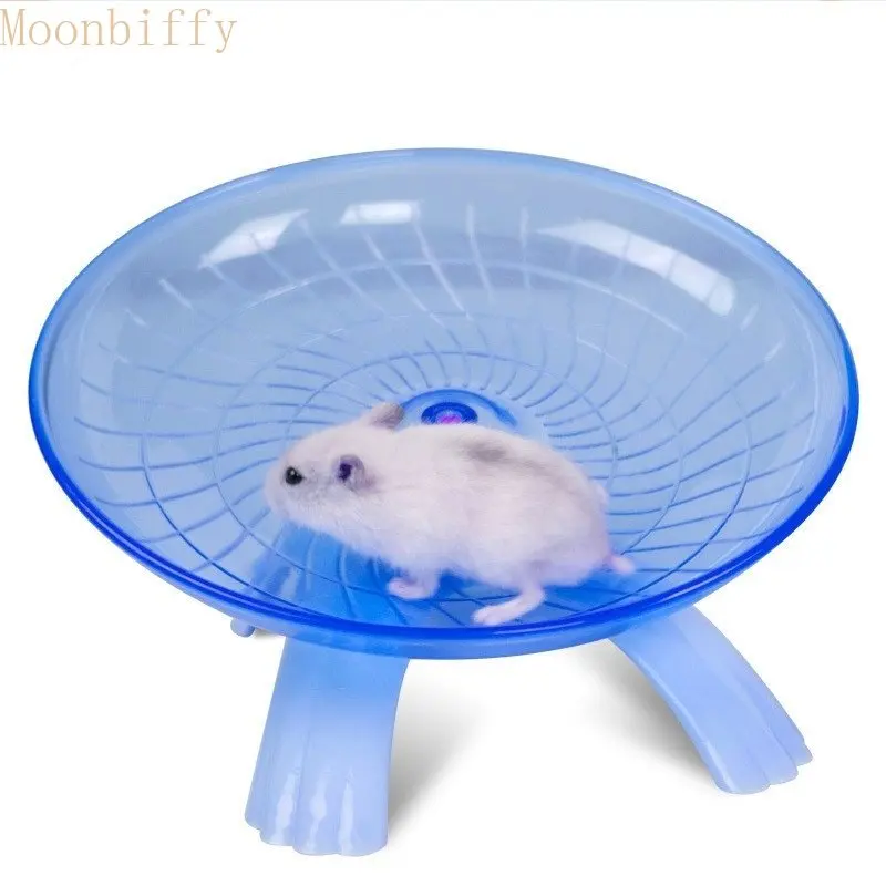 

Pet Hamster Flying Saucer 18cm Exercise Wheel Hamster Mouse Running Disc Toy Cage Pet Toys Accessories