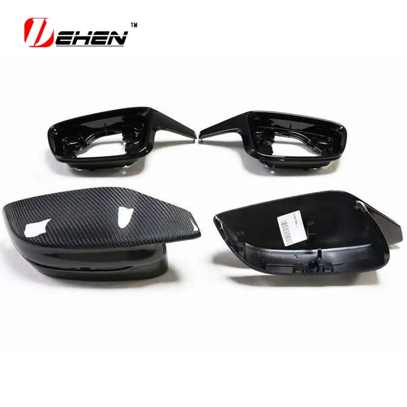 

4Pcs Car Carbon fiber Side Rear View Mirror Cover Replacement For BMW 3 4 5 7 Series G20 G22 G30 G31 G38 G11 G12 2016 - 2022