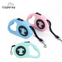 retractable dog leash pet walking leash with anti slip handle strong nylon tapeone handed one button lock release for dogs