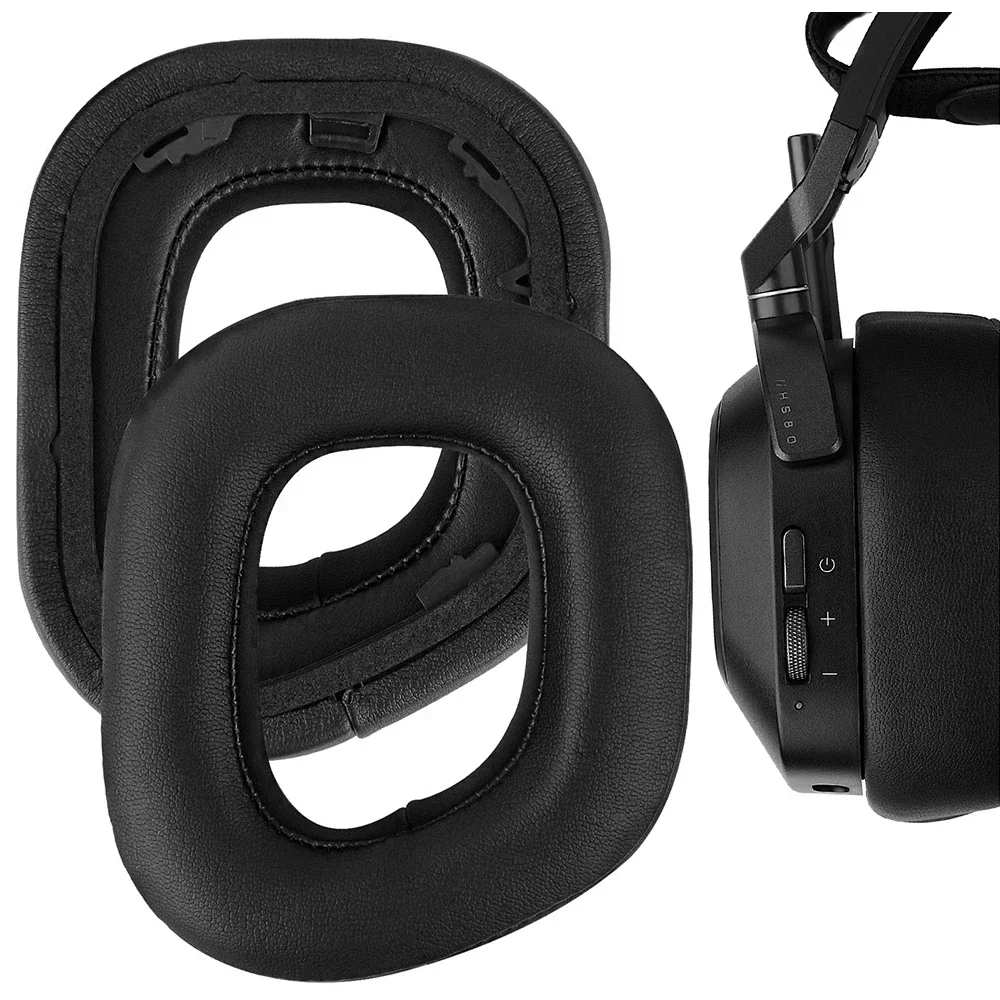 Фото Сменные амбушюры для беспроводных наушников Corsair HS80 HS 80 RGB, аксессуары для гарнитуры, запасные части для ремонта, губчатые подушечки для ушей №1