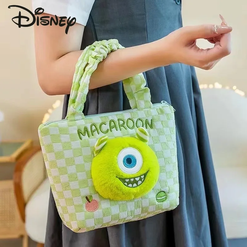 Disney 2023 New Women's Handbag Fashion High Quality Women's Bag Cartoon Casual Versatile Large Capacity Girls' Shopping Bag