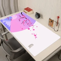 gamer mouse pad 900x400 pink cherry blossom mausepad laptop computer mats gaming large anime accessories xxl mause desk carpet