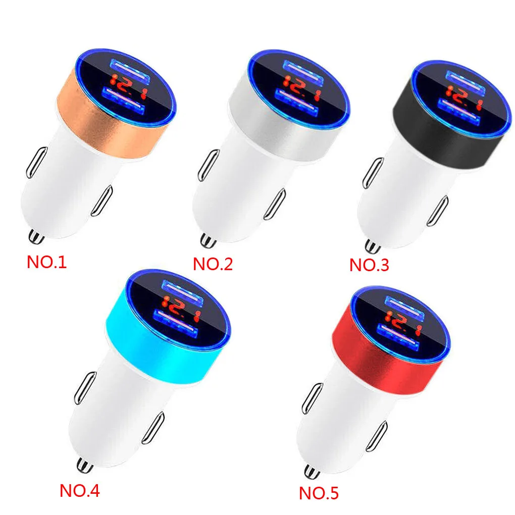 Автомобильное зарядное устройство с светодиодный USB-портами 5 В 3 1 А - купить по