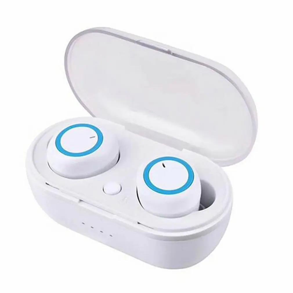 

Wireless 5.0 Earphones Charging Box Wireless Headphones Stereo Waterproof Touch Control Noise Cancelling Headset Headphones