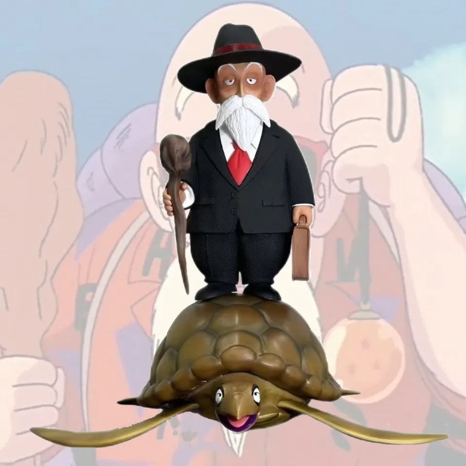 

23cm Dragon Ball Anime Figure Master Roshi Sea Turtle Statue Peripheral Collection Ornaments PVC Model Action Figurine Gift Toys