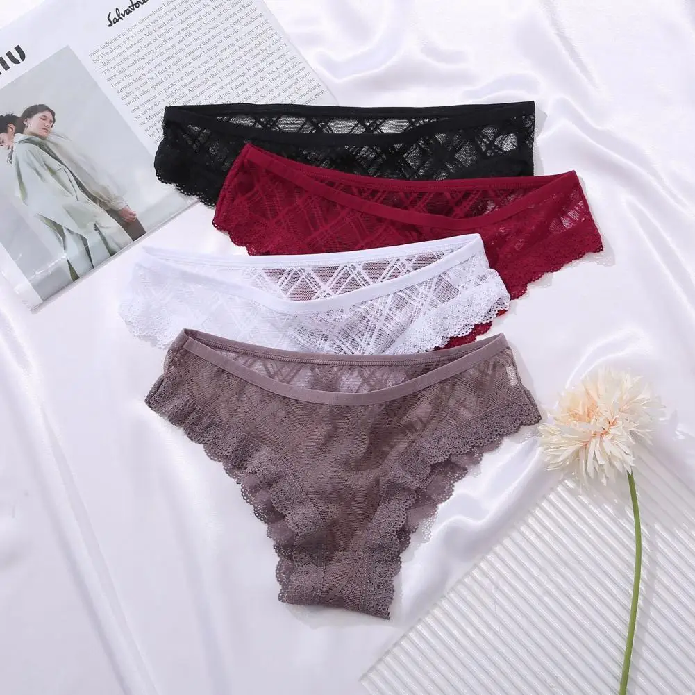

Stylish Sexy Charming Lace Panties Female Underwear Good Breathability Comfortable