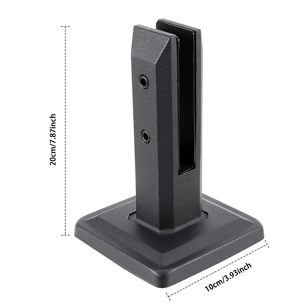 Зажимы из нержавеющей стали 304 для стеклянной панели забора беговой дорожки