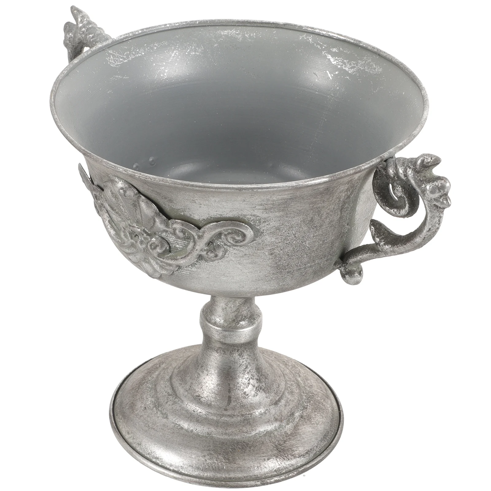 

Декоративная настольная Цветочная композиция, креативная настольная искусственная ваза в простом ретро стиле (Серебристая)