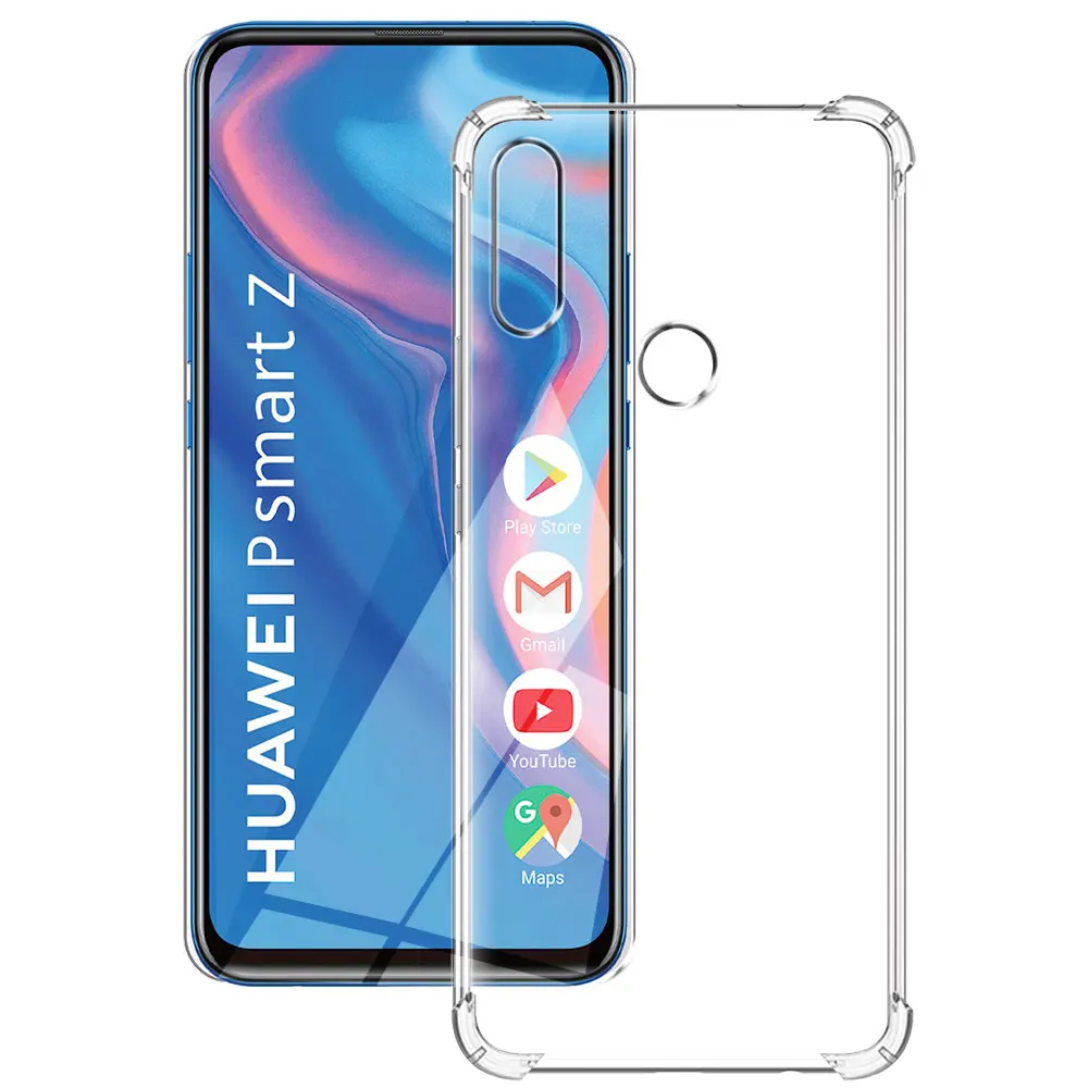 Чехол для Huawei P smart Z противоударные чехлы телефонов Силиконовый мягкий