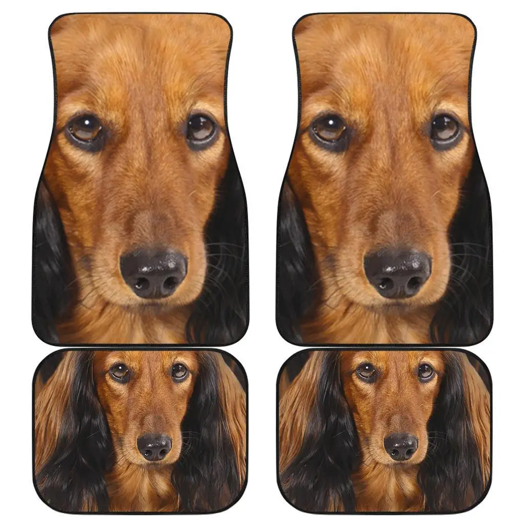 

Dachshund Dog Car Floor Mats Funny Dog Face