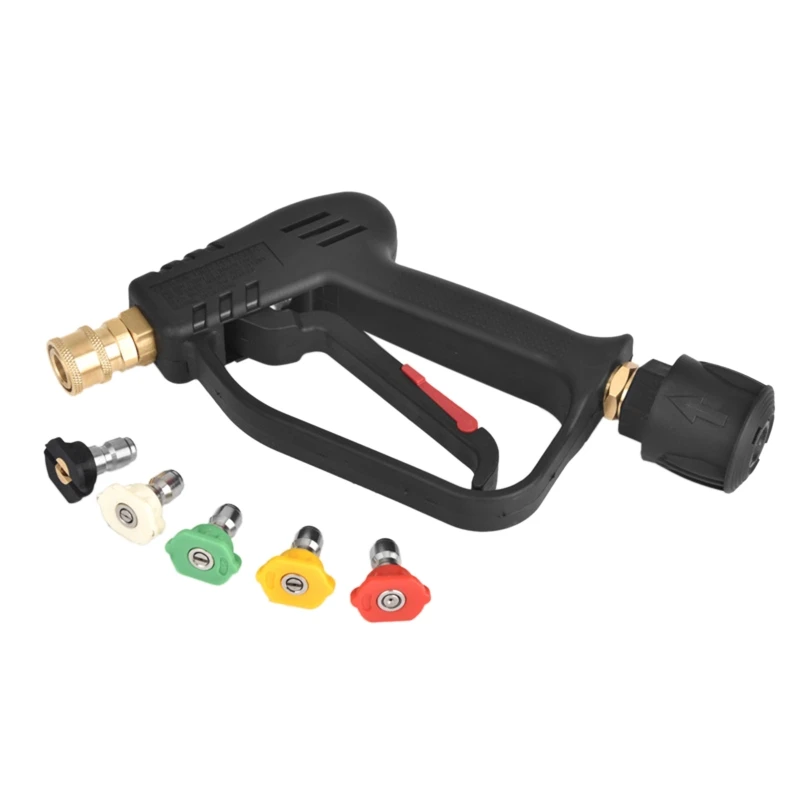 

Наконечник распылителя, 1/4 дюйма, стандартная металлическая насадка для автомойки, быстрый разъем высокого давления, 5 шт., портативная мойка B36B