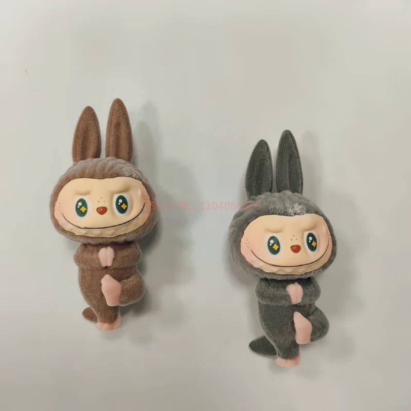 Новая мини-кукла Labubu для йоги милая игрушка ручной работы Настольная