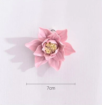 

Керамические настенные украшения с цветами