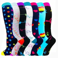 cycling city 6pair combination compression socks cycling sports compression socks mixed color compression socks breathable socks