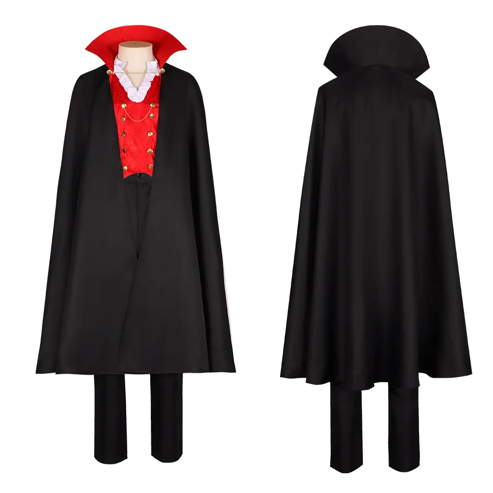 

Halloween Royal Duke Cosplay Clock Scary Outfits for Men Adults Vest Pants Imperial Solemn Clothes Novelty Costumes