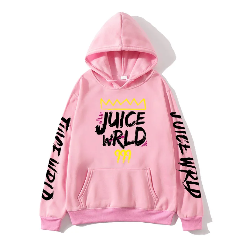 

Женская черно-белая толстовка J UICEWrld, свитшот с резьбой juice wrld juicewrld, ловушка рэп, радуга, вилка juice world