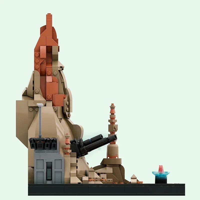 Популярные звездные фильмы модель Moc строительные кирпичи военная база карта