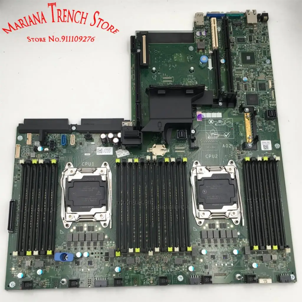 Материнская плата для DELL PowerEdge R730 R730XD 2U Rack WCJNT 599V5 R53PY 4N3DF CNCJW 72T6D H21J3 38Y6R