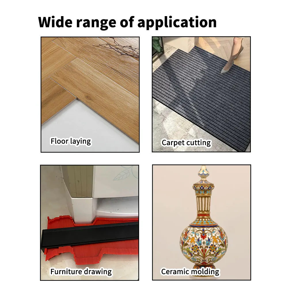 Многофункциональная изогнутая линейная линейка для копирования и столярных