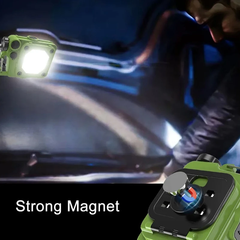 Фонарик Портативный мини-брелок USB Перезаряжаемый светодиодный фонарик брелок