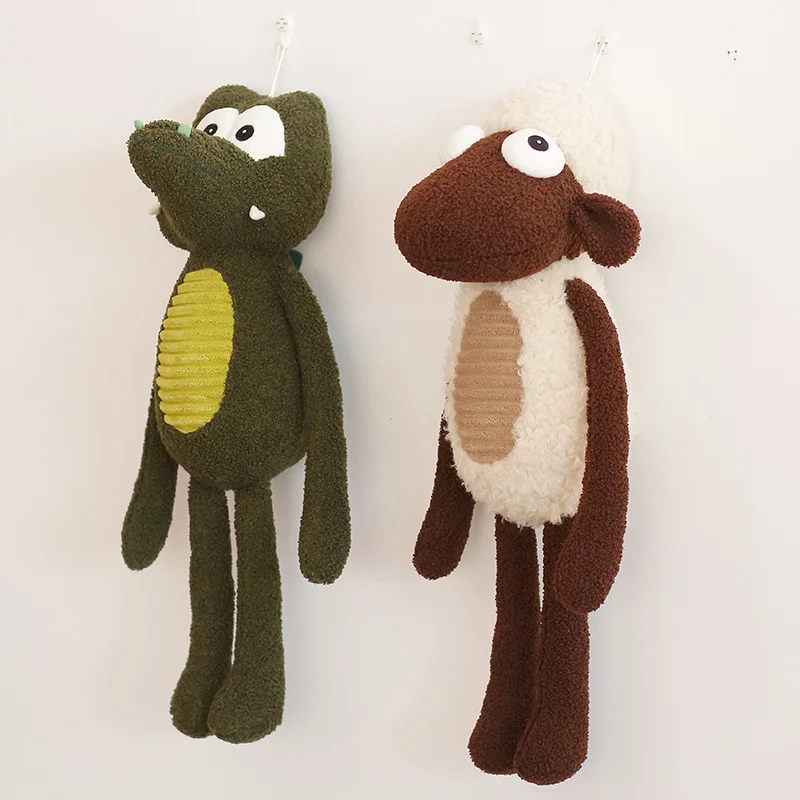 Девочки используют единорог плюшевые игрушки овец крокодилы мягкие для