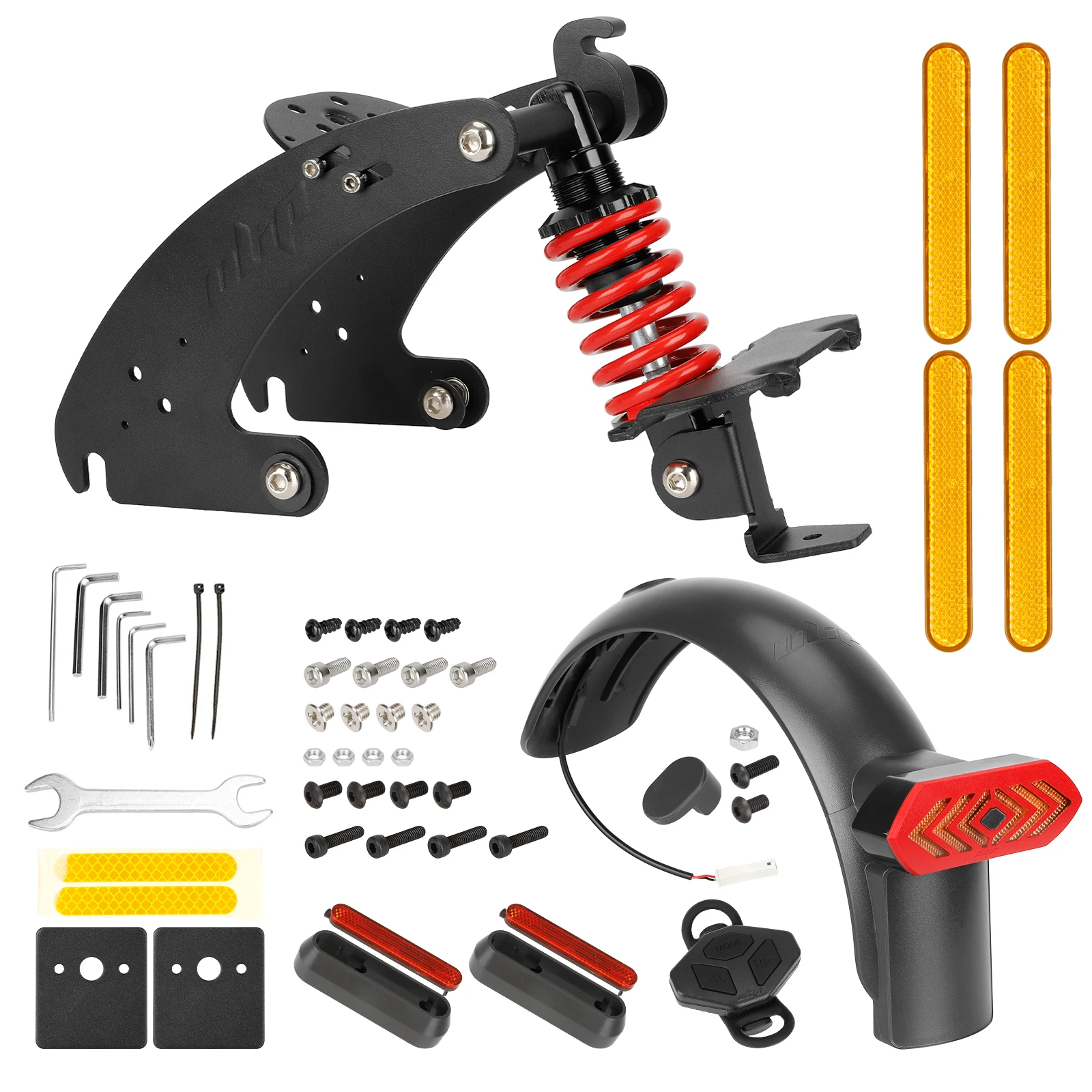 

Задний амортизатор Ulip, электронная фотолампа с дистанционным управлением, задний фонарь, задний брызговик, ступица колеса