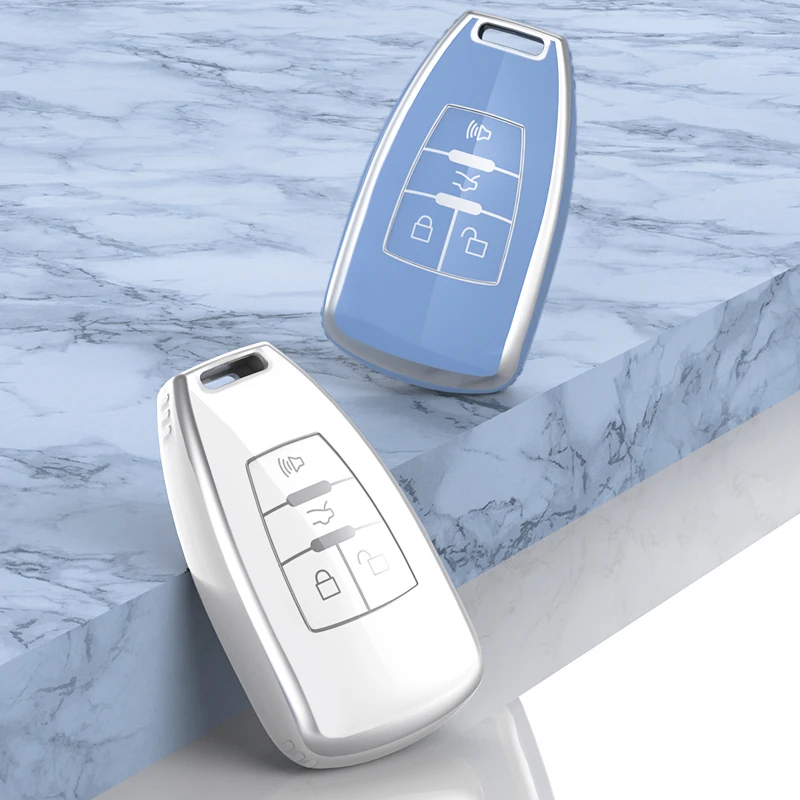 

TPU Car Remote Key Case Cover Protect Shell Fob For Baic Senova X25 X35 X55 X65 D50 For Changhe Q25 Q35 A6 Accessories