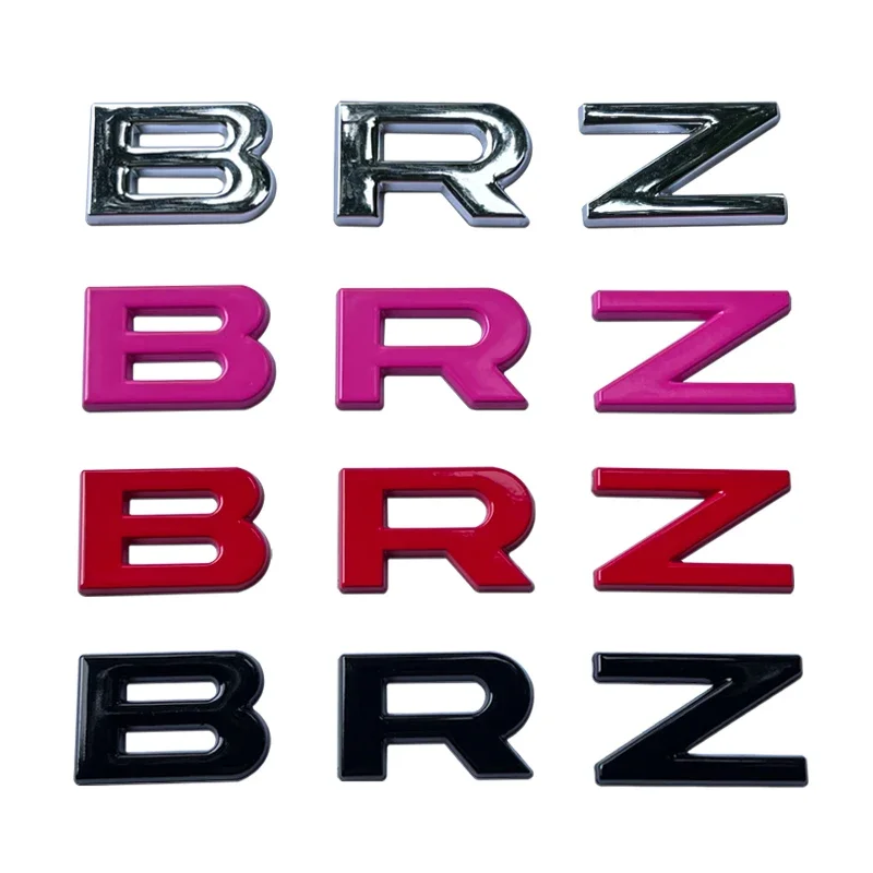 Багажник автомобиля эмблема с буквами боковое крыло наклейка для Subaru BRZ