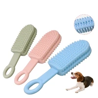 tpr dog toy chew molar stick bite resistant teeth cleaning chewing gnawing pet interactive training kit