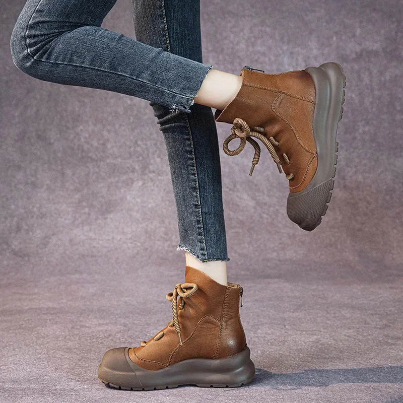 Koznoy/ботинки из натуральной коровьей кожи 6 см женские весенние модные ботильоны