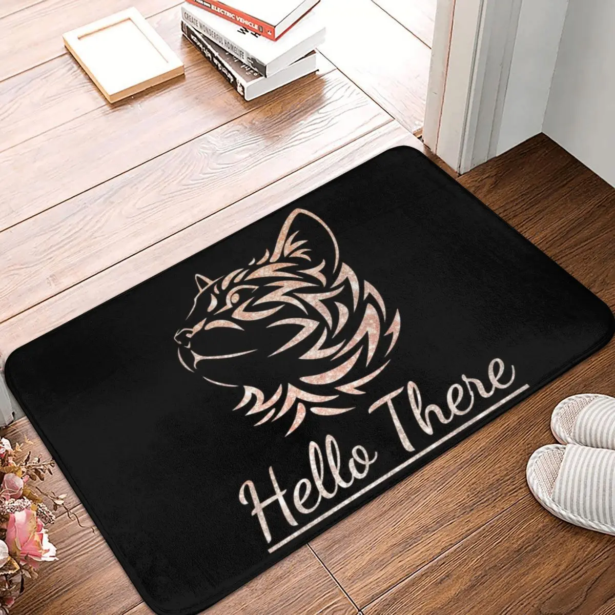 

Text Galaxy A Cute Set Of Hello Bath Door Mat Rug Carpet Decor Entrance Living Room Home Kitchen Bedroom Non-slip Bedside