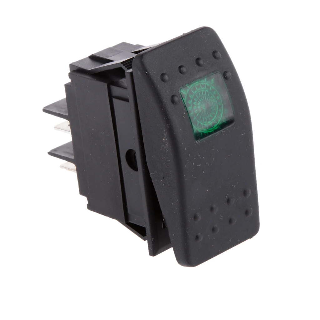 

4 Pin Waterproof 12V 20A Bar Rocker Toggle Switch LED Light
