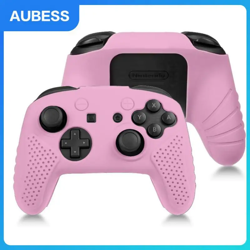 

Handle Accessories Easy Charging Matcha Green Wireless Handle Super Drop-proof Bare Metal Feel Game Handle Protective Shell Pink