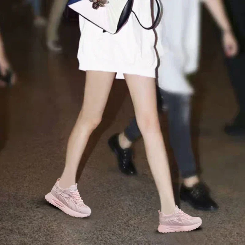 Повседневная женская обувь белого цвета с круглым носком Y2k модные стильные