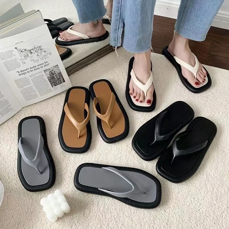 

Women's Slippers Flat 2022 Cool Slippers Female Summer Wear Outside Fashion Leisure Sea Beach Shoes for Women Slippers Sandals