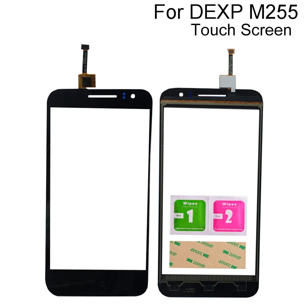 

Стекло сенсорного экрана 5,5 дюйма для Dexp Ixion M255, стекло сенсорного экрана, дигитайзер, панель, объектив, датчик, инструменты, салфетки