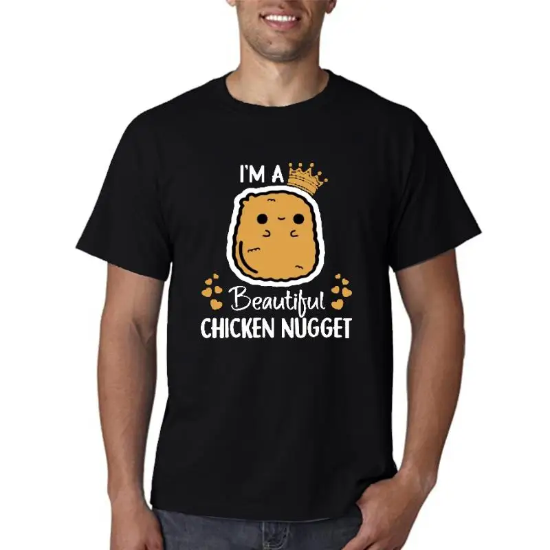 

Название: Я красивая футболка с куриным NUGGET FASTFOOD для мужчин и женщин