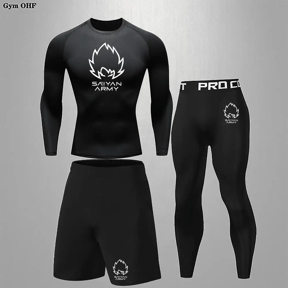 Детский Комплект Спортивной Одежды Goku Для Тренажерного Зала Бега Фитнеса Бокса