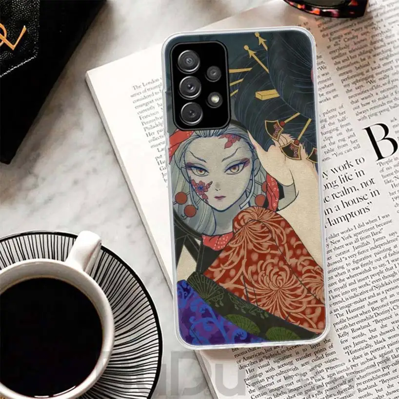 Чехол для телефона Daki Demon Slayers Samsung Galaxy A15 A14 A54 A16 A13 A53 A12 A52S A55 A22 A23 A24 A32 A33 A34 A25 A35 A05S A04S