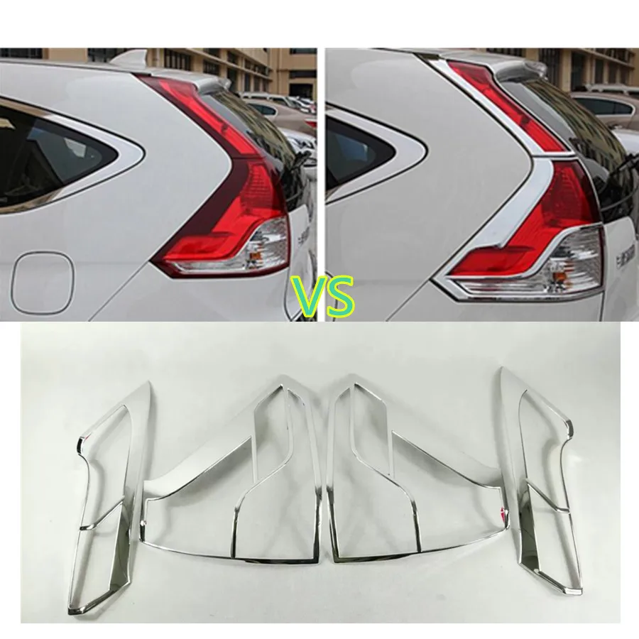 

4 шт., декоративные накладки на заднюю панель автомобиля для Honda CRV CR-V 2012 2013 2014 2015 2016
