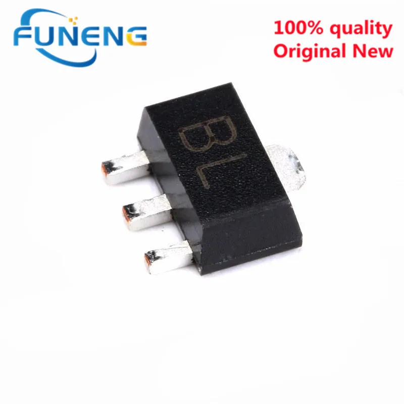 50 шт BCX56-16 SOT-89 BCX56 SOT89 транзистор NPN 1A 80V маркировка: BA BD BH BL | Электронные компоненты