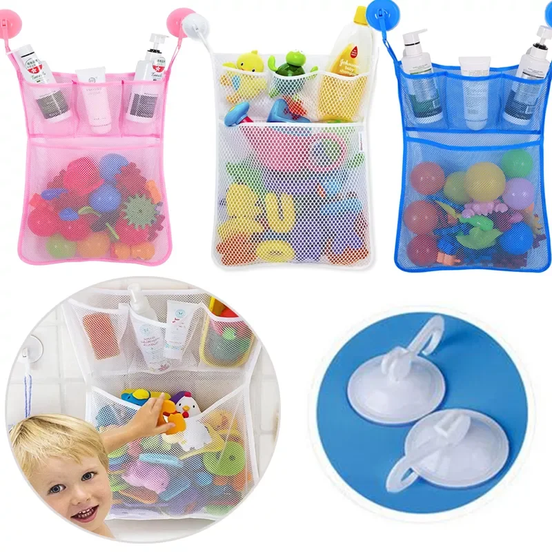 

Baby Toy Mesh Bag Bath Bathtub Doll Organizer Suction Bathroom Bath Toy Stuff Net Baby Kids Bath Bathtub Toy Bath Game Bag Kids