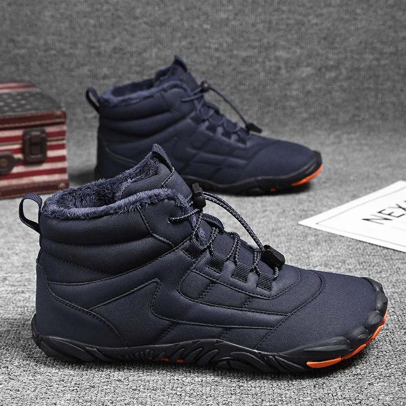 

Ботинки мужские зимние, повседневная обувь для ходьбы и прогулок, кроссовки, рабочая обувь, теплые меховые ботильоны для мужчин и женщин