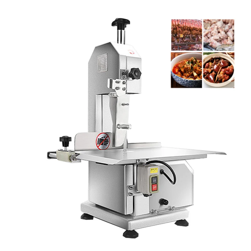 

Bone Sawing Machine Commercial Meat Slicer Meat Band Saw Bone Cutter Machine Frozen Meat Cutter 220V / 110V