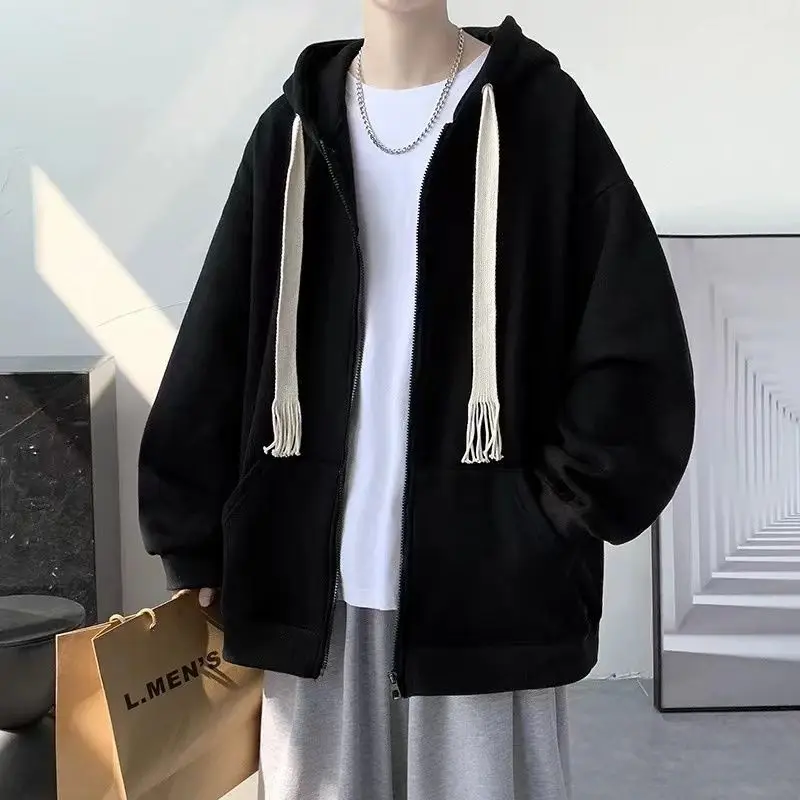 

Ladies Sweater Hoodie Jacket Oversized Spring Autumn Top Solid Color Fashion Casual Women's Clothing