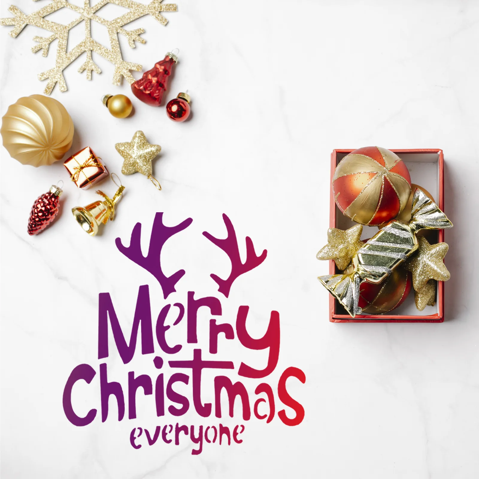 

Stencils Christmas Stencil Painting Reusable Spray Craft Silk Template Drawing Screen Printing Templates Diy Holiday Farmhouse